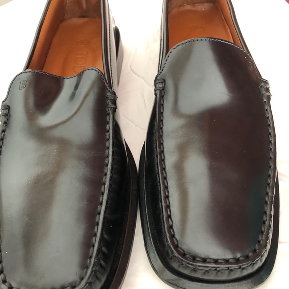 Tods black square toe loafer - Picture 6 of 6